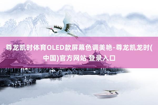 尊龙凯时体育OLED款屏幕色调美艳-尊龙凯龙时(中国)官方网站 登录入口