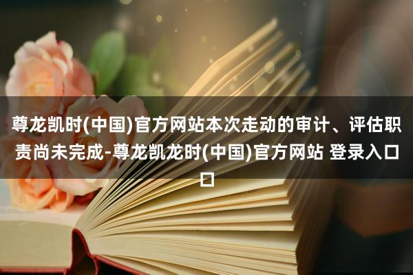 尊龙凯时(中国)官方网站本次走动的审计、评估职责尚未完成-尊龙凯龙时(中国)官方网站 登录入口